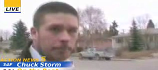 Reporter Delivers Hard-Hitting News
